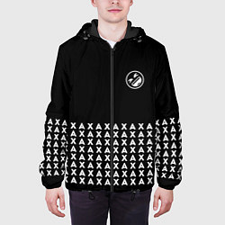 Куртка с капюшоном мужская ROLF АХАХА, цвет: 3D-черный — фото 2