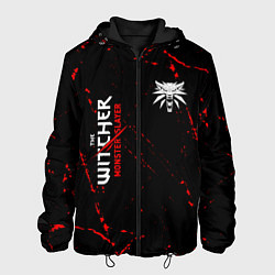 Куртка с капюшоном мужская The Witcher Monster Slayer - Grunge, цвет: 3D-черный