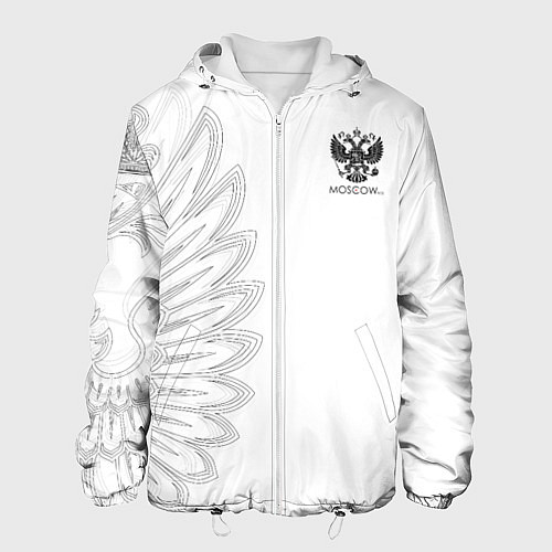 Мужская куртка Russia MSKSide - Colorless / 3D-Белый – фото 1