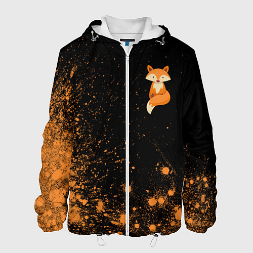 Мужская куртка Foxy - Paint / 3D-Белый – фото 1