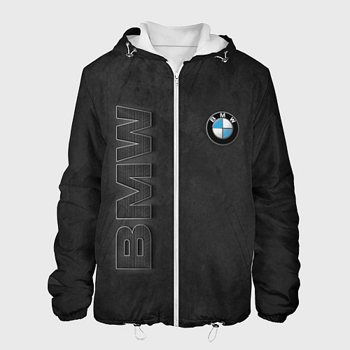 Мужская куртка BMW LOGO AND INSCRIPTION / 3D-Белый – фото 1