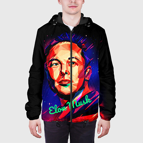 Мужская куртка ElonMuskА НА ВАС НЕТ / 3D-Черный – фото 3