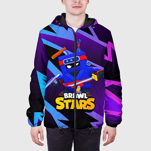 Мужская куртка Ash Brawl Stars Эш / 3D-Черный – фото 3