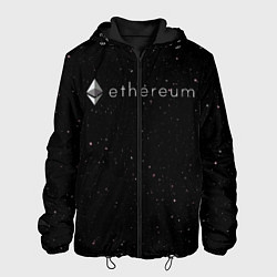 Куртка с капюшоном мужская Ethereum, цвет: 3D-черный