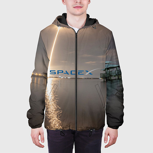 Мужская куртка SpaceX Dragon 2 / 3D-Черный – фото 3
