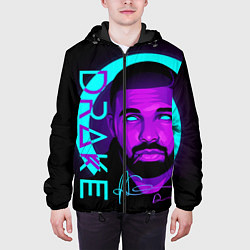 Куртка с капюшоном мужская Drake, цвет: 3D-черный — фото 2
