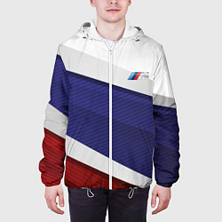 Куртка с капюшоном мужская BMW БМВ Z, цвет: 3D-белый — фото 2
