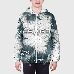Куртка с капюшоном мужская CS GO - Контра, цвет: 3D-белый — фото 2