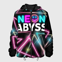 Куртка с капюшоном мужская Неон - Неоновый край, цвет: 3D-черный