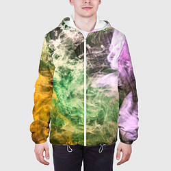 Куртка с капюшоном мужская ДЫМ SMOKE, цвет: 3D-белый — фото 2