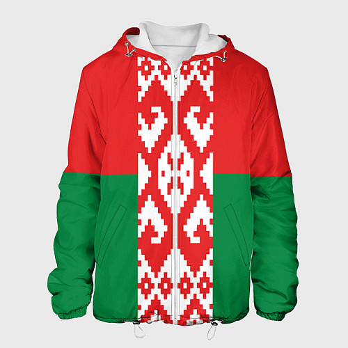 Мужская куртка Белоруссия / 3D-Белый – фото 1