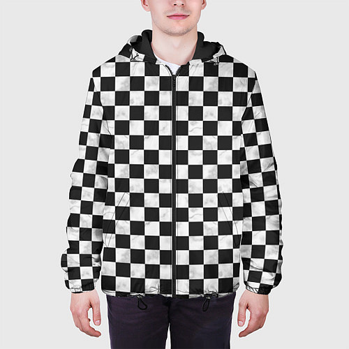 Мужская куртка Шахматист / 3D-Черный – фото 3