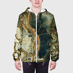 Куртка с капюшоном мужская Тайны подземелья, цвет: 3D-белый — фото 2