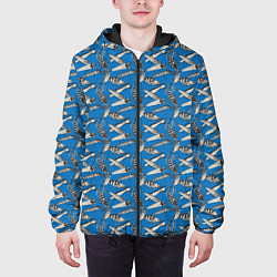 Куртка с капюшоном мужская Рыболовные Приманки, цвет: 3D-черный — фото 2