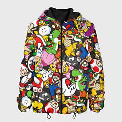 Куртка с капюшоном мужская Mario ALLSTARS, цвет: 3D-черный