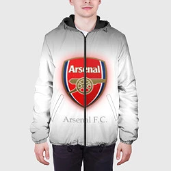Куртка с капюшоном мужская F C Arsenal, цвет: 3D-черный — фото 2