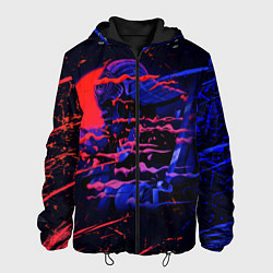 Куртка с капюшоном мужская Neon Samurai Неоновый Самурай, цвет: 3D-черный