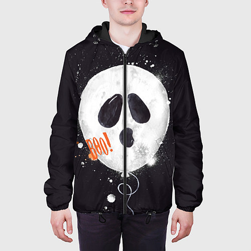 Мужская куртка Шарик-пугайка черный, полиэстер / 3D-Черный – фото 3