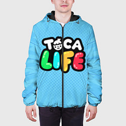 Куртка с капюшоном мужская Toca Life: Logo, цвет: 3D-черный — фото 2