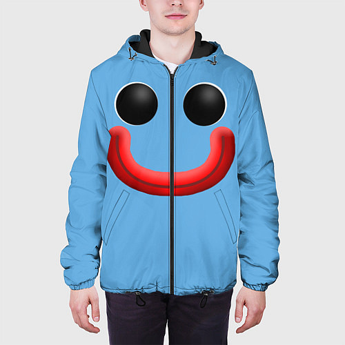 Мужская куртка Huggy Waggy smile / 3D-Черный – фото 3