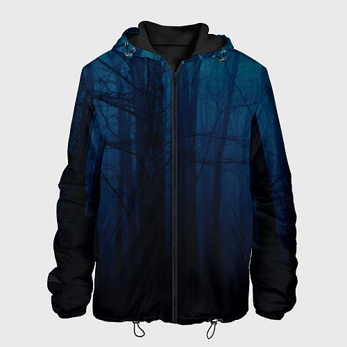 Мужская куртка Gloomy forest / 3D-Черный – фото 1
