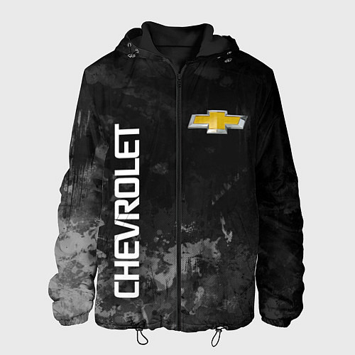Мужская куртка Chevrolet, gray / 3D-Черный – фото 1