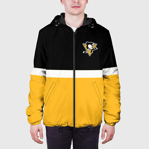 Мужская куртка Питтсбург Пингвинз НХЛ / 3D-Черный – фото 3