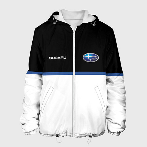 Мужская куртка Subaru Два цвета / 3D-Белый – фото 1