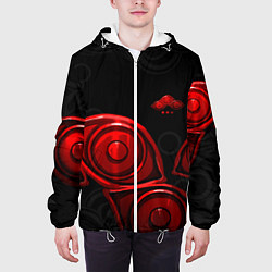 Куртка с капюшоном мужская Башня Бога Захард, цвет: 3D-белый — фото 2