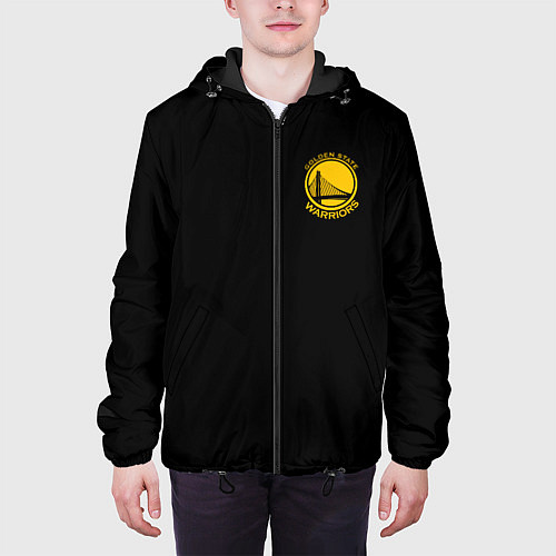Мужская куртка GOLDEN STATE WARRIORS BLACK STYLE / 3D-Черный – фото 3