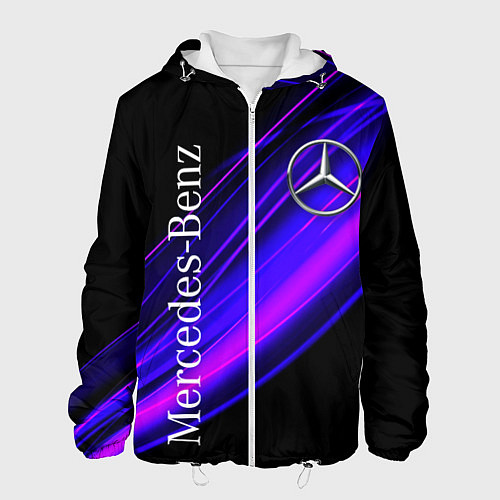 Мужская куртка MERCEDES-BENZ МЕРСЕДЕС-БЕНЗ ПУРПУРНЫЙ / 3D-Белый – фото 1