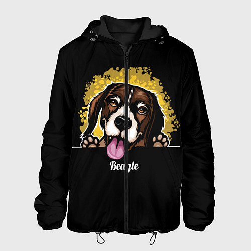 Мужская куртка Бигль Beagle / 3D-Черный – фото 1