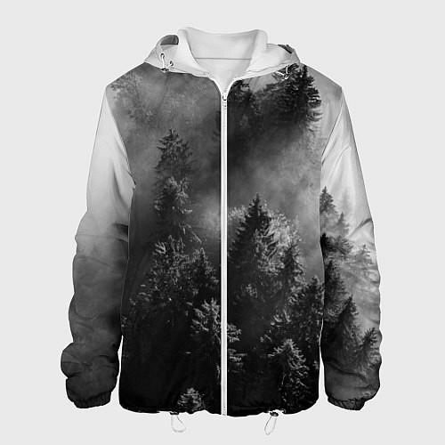 Мужская куртка МРАЧНЫЙ ЛЕС FOREST / 3D-Белый – фото 1