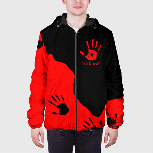 Мужская куртка WE KNOW RED LOGO / 3D-Черный – фото 3