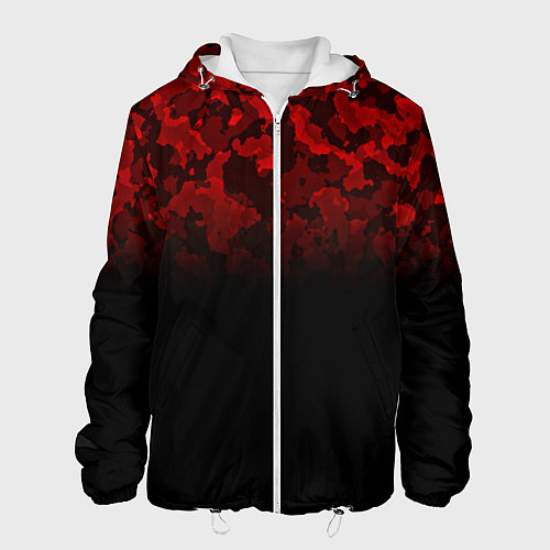 Мужская куртка BLACK RED CAMO RED MILLITARY / 3D-Белый – фото 1