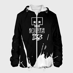 Куртка с капюшоном мужская Noize MC Нойз МС, цвет: 3D-белый