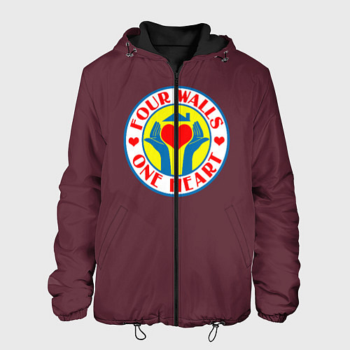 Мужская куртка Лого фирмы троицы / 3D-Черный – фото 1