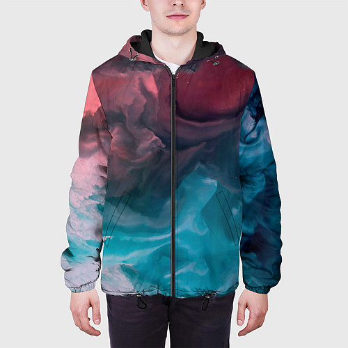 Мужская куртка Туманная вода / 3D-Черный – фото 3