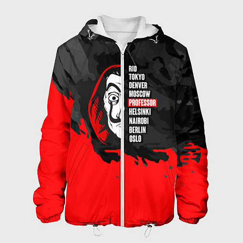 Мужская куртка La Casa de Papel Professor / 3D-Белый – фото 1