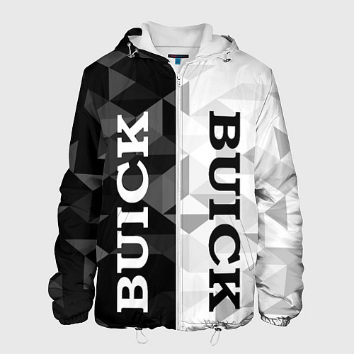 Мужская куртка Buick Black And White / 3D-Белый – фото 1