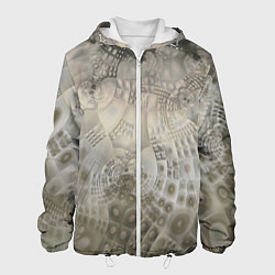Куртка с капюшоном мужская Коллекция Journey Серый песок 126-1 2, цвет: 3D-белый