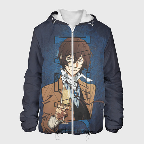 Мужская куртка Дазай Осаму Dazai Osamu bungou stray dogs / 3D-Белый – фото 1