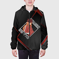 Куртка с капюшоном мужская Евангелион Evangelion, Аска Лэнгли Сорью, цвет: 3D-черный — фото 2