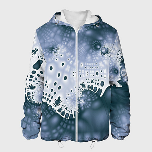 Мужская куртка Коллекция Journey Синий 592-1 / 3D-Белый – фото 1