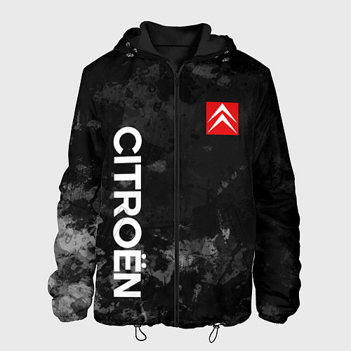 Мужская куртка Citroen Ситроен текстура / 3D-Черный – фото 1