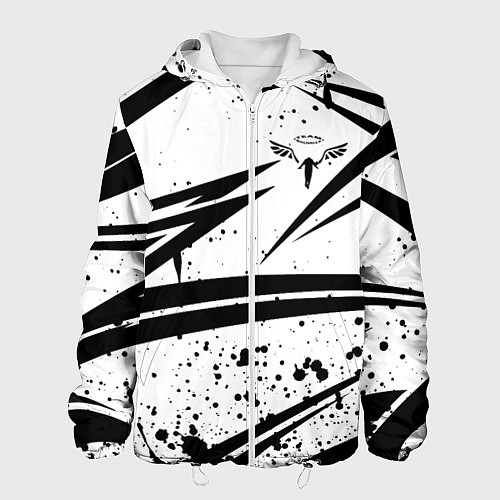 Мужская куртка Токийские мстители - Геометрия / 3D-Белый – фото 1