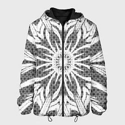 Куртка с капюшоном мужская Коллекция Journey Снежный цветок 535-3М5, цвет: 3D-черный