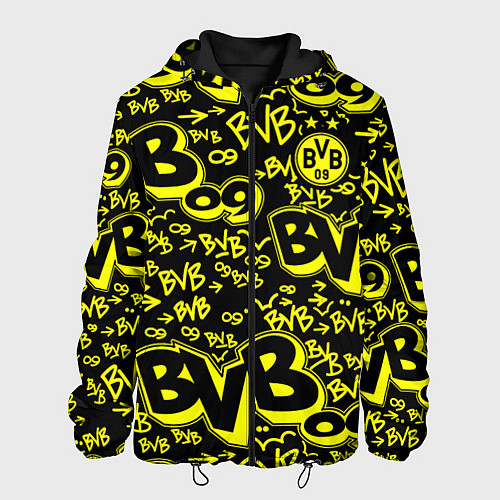 Мужская куртка BVB 09 - BORUSSIA Боруссия Дортмунд / 3D-Черный – фото 1