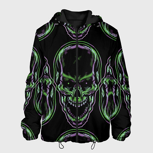 Мужская куртка Skulls vanguard pattern 2077 / 3D-Черный – фото 1