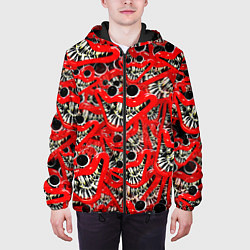 Куртка с капюшоном мужская POPPY PLAYTIME ХАГГИ ВАГГИ, цвет: 3D-черный — фото 2